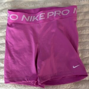 Nike Pro Women's Pink Bike Shorts